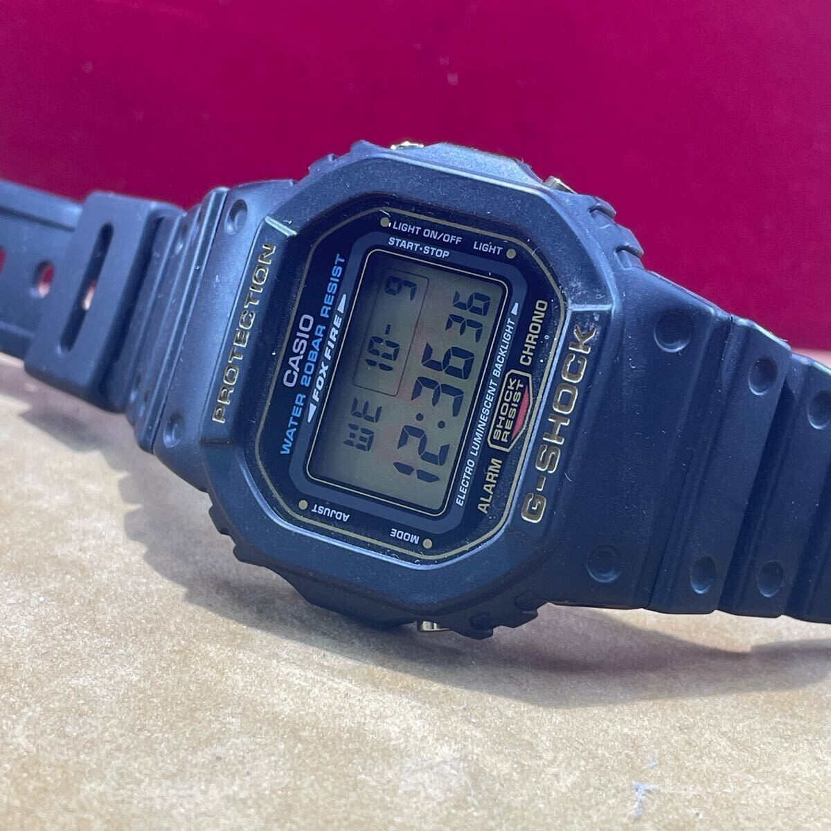 Pre-owned Casio G-shock Dw-5600egp-9t 1999 Premium With Original Ballpoint Pen Dw-5600