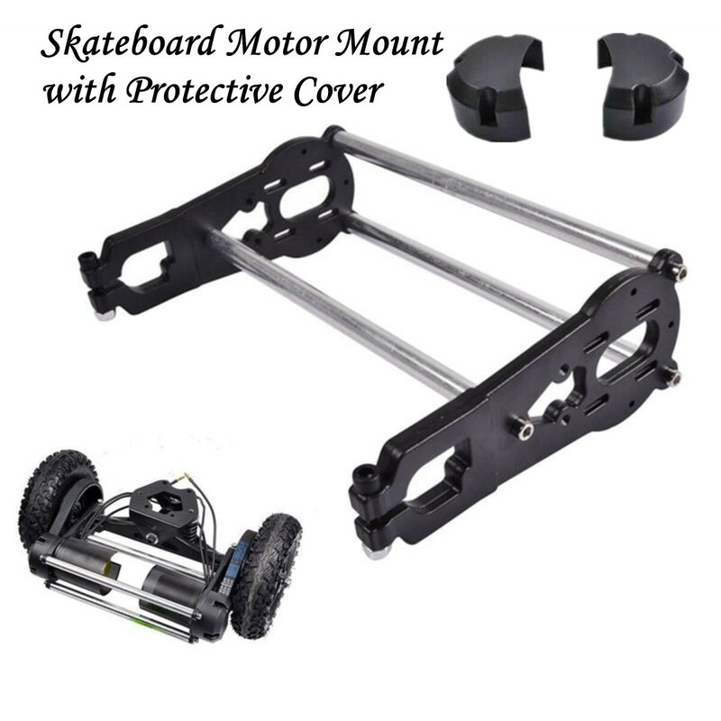 Electric Skateboard Motor Mount Truck Bridge Bracket Parts with Protect Cover US