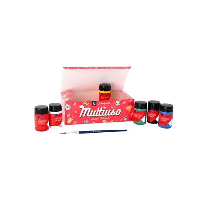 Tempera La Pajarita Bunt 35 ml [6 Stücke]