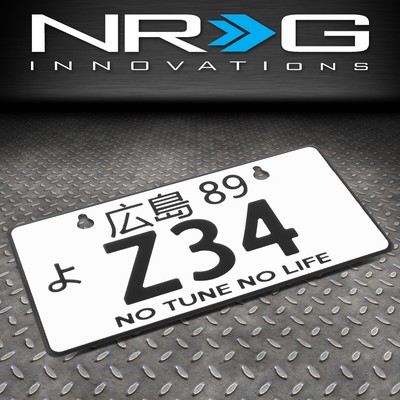 АЛЮМИНИЕВЫЙ МИНИ-НОМЕРНОЙ ЗНАК NRG INNOVATIONS MP-001-Z34 В ХИРОСИМЕ с ПРИСОСКАМИ