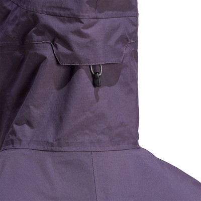 Pre-owned Adidas Originals Adidas Terrex Xploric Rain.rdy Jacket - Women's In Preloved Fig/aurora Black