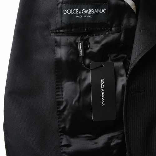 Pre-owned Dolce & Gabbana Men's Off Black Wool One Button Blazer Size Us 36 38 40 42 44 46