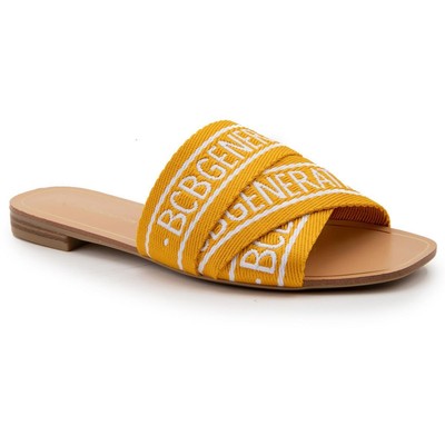 

Женские сандалии на плоской подошве BCBGeneration Kala, желтые, 9,5, средний (B,M) BHFO 0322, Golden yellow/bright white, Kala