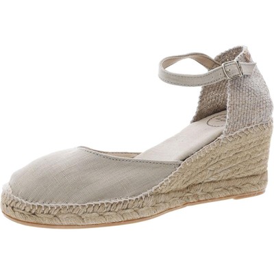 Toni Pons Womens Caldes Linen Ankle Strap Wedge Sandals Shoes BHFO 8712
