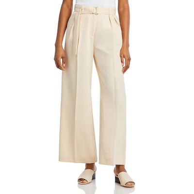 Bardot Womens Rumour Beige High Waist Wide Leg Pants Trousers 10 BHFO 5817