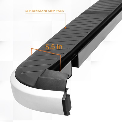 For 06-13 Range Rover Sport L320 Aluminum 5.5" Side Step Nerf Bar Running Board