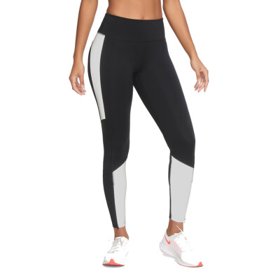 Women's Nike Epic Lux Run Division Flash Tights Black Size