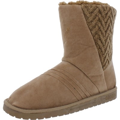 

Muk Luks Женские Коричневые Ботинки из Искусственной Замши Обувь 11 Medium (B,M) BHFO 4036, Tan, WPL6134