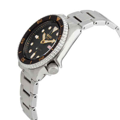 Pre-owned Seiko 5 Sports Automatic Black Dial Men's Watch Srpd57k1