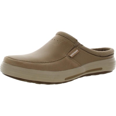

Мужские кожаные сабо Skechers Porter Vamen Tan, ширина 11,5 дюйма (E), BHFO 6526