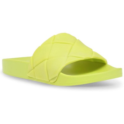 Женские босоножки на стельке Steve Madden Womens Soulful Green 7 среднего размера (B,M) BHFO 7566
