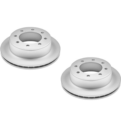 SET-P15AR8644EVC-2 Powerstop 2-Wheel Set Brake Discs Rear 4WD RWD  for Chevy