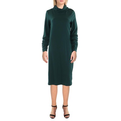 Lauren Ralph Lauren Womens Knit Turtleneck Knee-Length Sweaterdress BHFO 8808