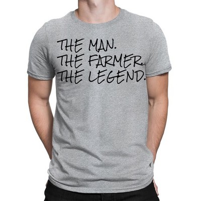 T-shirt maglietta The Man Farmer Legend Farming Quote Funny Mens #TA-146