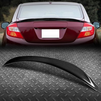 ДЛЯ 12-15 HONDA CIVIC 4DR СЕДАН КАРБОНОВЫЙ СПОЙЛЕР ЗАДНЕЙ КРЫШКИ БАГАЖНИКА В СТИЛЕ V2