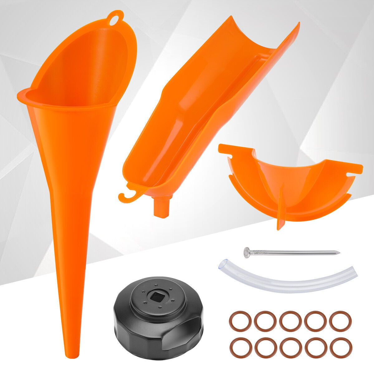 Drip-Free Oil Filter Crankcase Primary Case Funnel Filter Wrench Kit For Harley