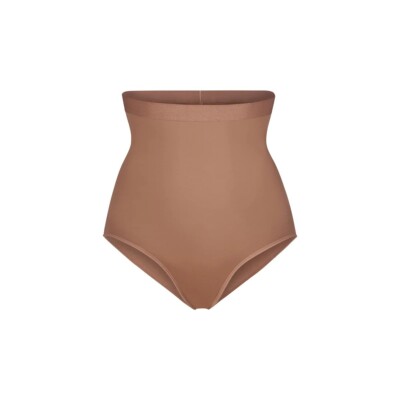 Skims Barely There Shapewear High Waist Briefs sz L sienna