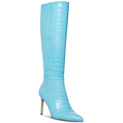 Женские сапоги выше колена Madden Girl синего цвета Chantelle 5 Medium (B,M) BHFO 8601