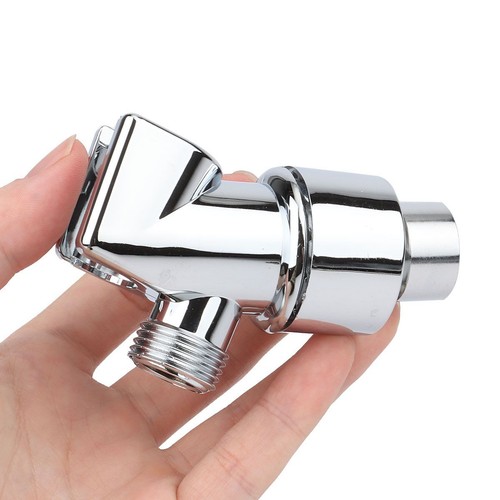 1-3Pc Universal Shower Head Holder Arm Mounted Adjustable Screw On Bracket 3-Way