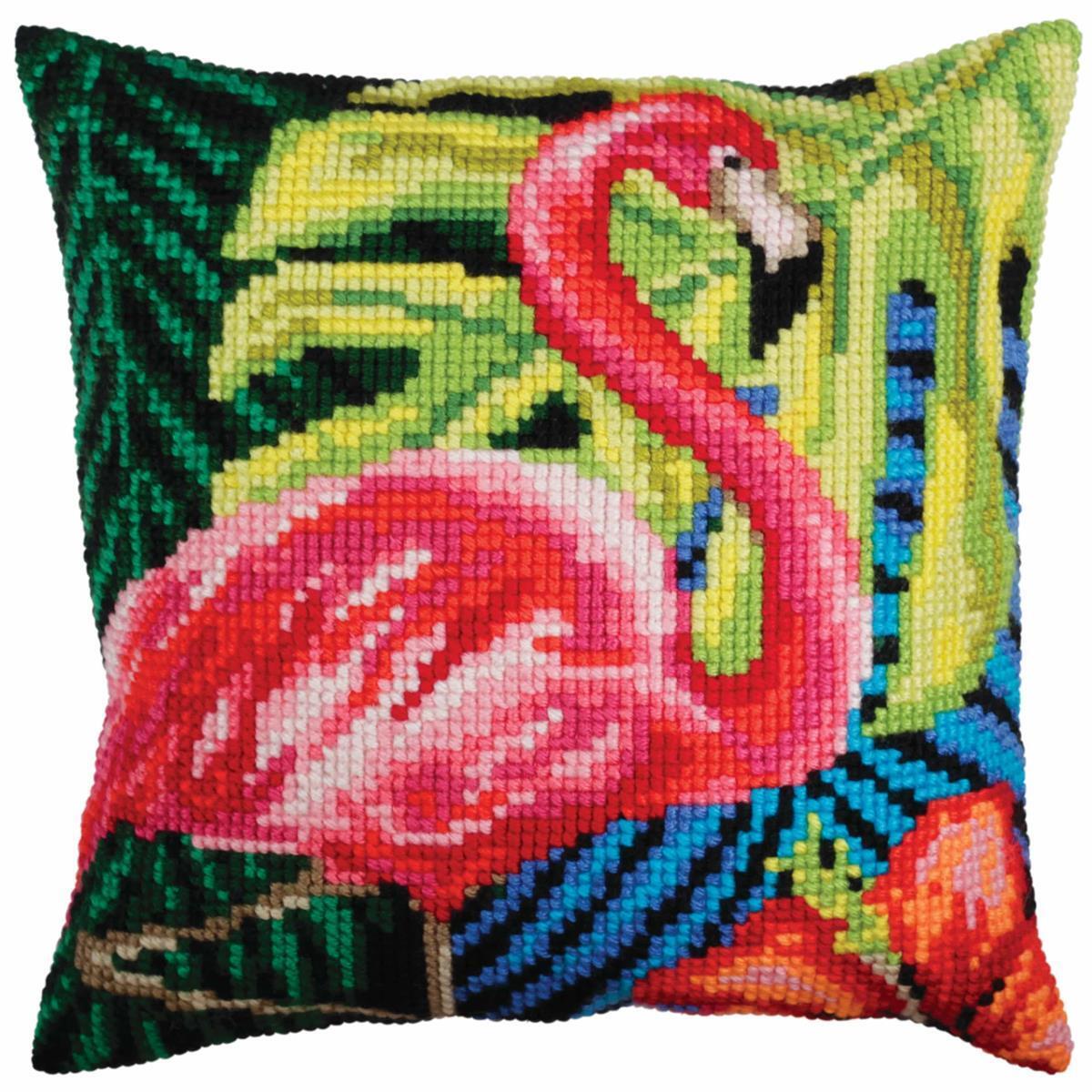 CdA stamped cross stitch kit cushion 
