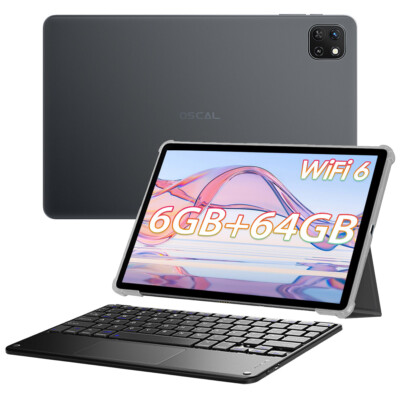 Blackview OSCAL Pad 50 WiFi 6 Tablet 6GB+64GB 10.1'' Android 13 5100mAh Keyboard