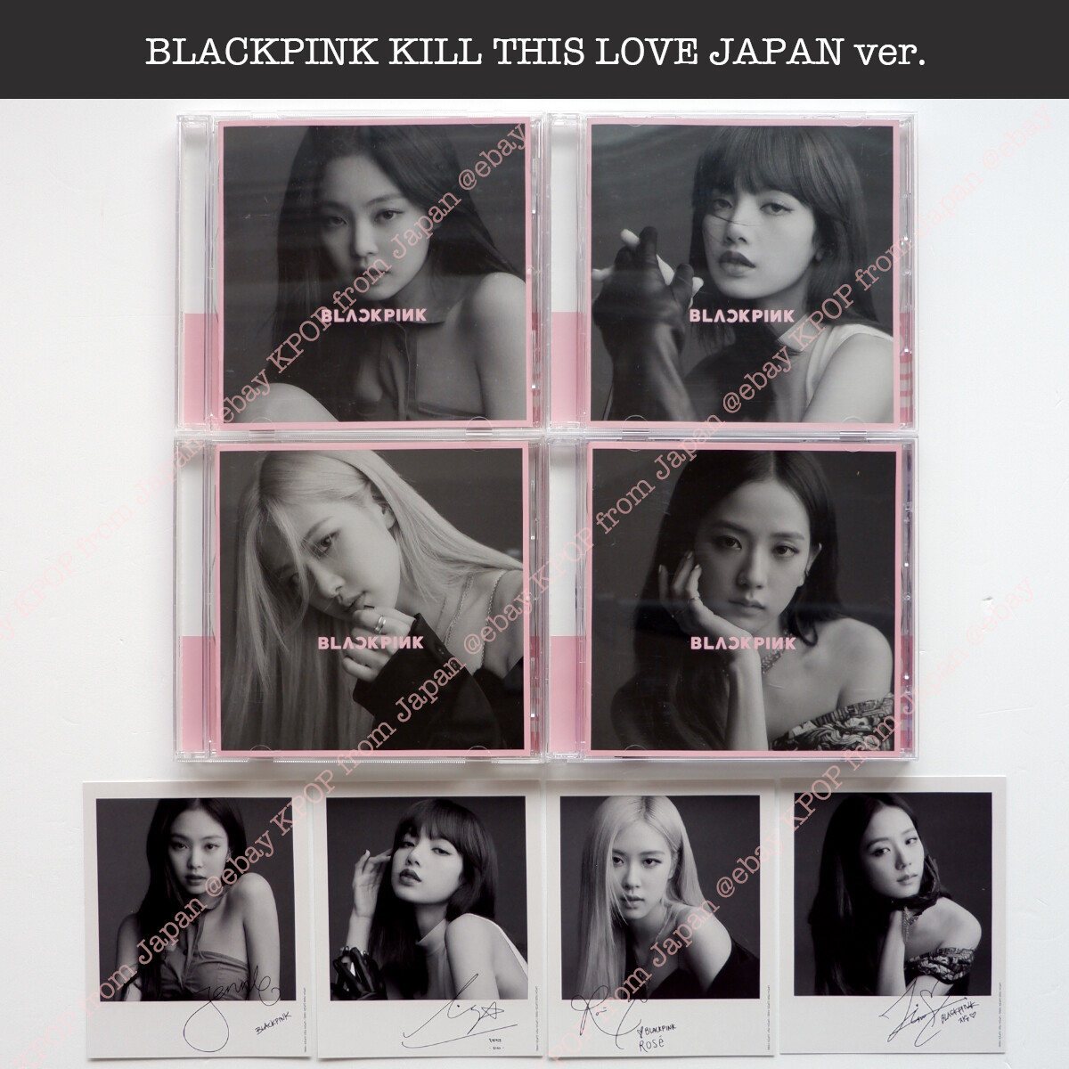 Kill this love  Black pink　ROSE トレカ BLACKPINK ROSE #1 [Kill This Love] Official Puzzle Piece