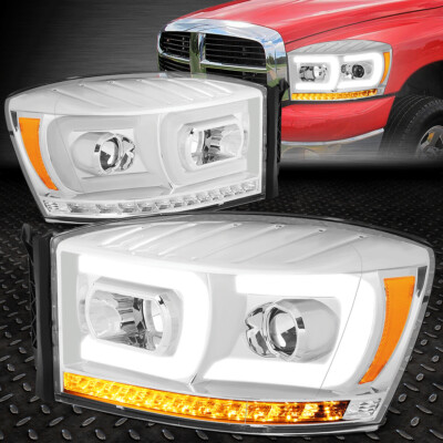 ДЛЯ ГРУЗОВИКА 06-09 RAM ДВОЙНАЯ СВЕТОДИОДНАЯ ЛАМПА DRL + ПРОЕКТОР ПОСЛЕДОВАТЕЛЬНОГО СИГНАЛА ПОВОРОТА