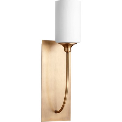 Quorum International 5209-1-80 Celeste Wall Sconce Aged Brass