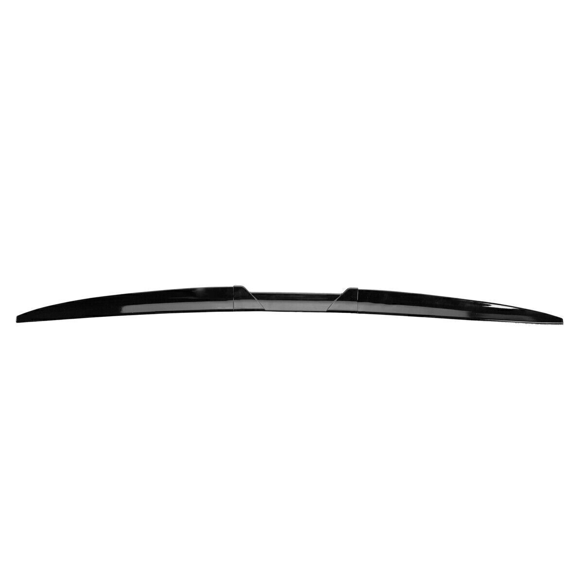 Glossy Black Car Rear Trunk Spoiler Lip Roof Tail Wing Car Sedan Universal USA