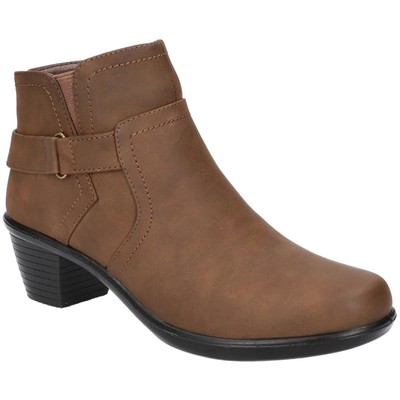 Легкие уличные женские коричневые ботильоны из искусственной кожи Shoes 6 Medium (B,M) BHFO 3049