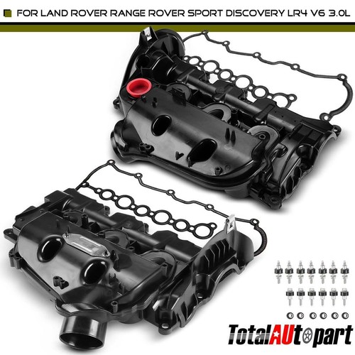2x Engine Valve Cover Left&Right for Land Rover LR4 Range Rover Sport