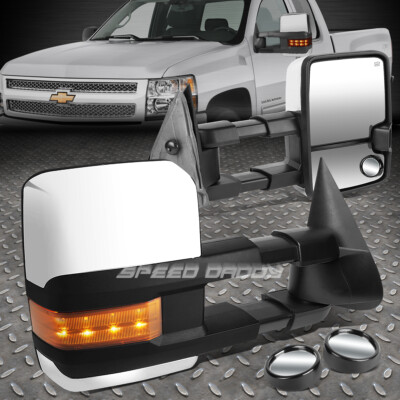 МОЩНОЕ ТЕПЛОВИЗИОННОЕ БУКСИРОВОЧНОЕ ЗЕРКАЛО со СВЕТОДИОДНЫМ СИГНАЛОМ + ВЫПУКЛАЯ РАМКА ДЛЯ СЛЕПЫХ ЗОН ДЛЯ 99-02 GMT800