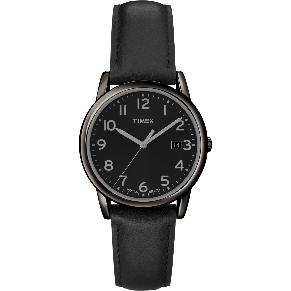 timex easy reader black