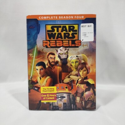 Star Wars Rebels The Complete Season 4 Four DVD With Slipcover Sealed New