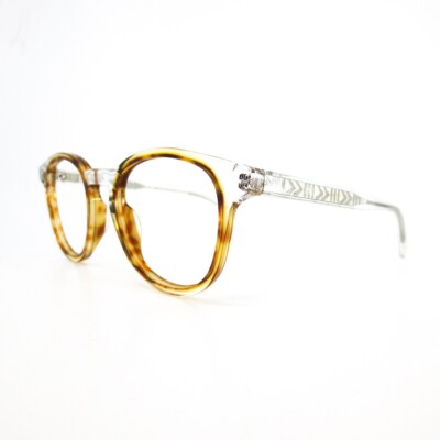 Maui Jim MJO 2208-05W Clear Brown Tortoise Round Eyeglasses Frames 48-21 145