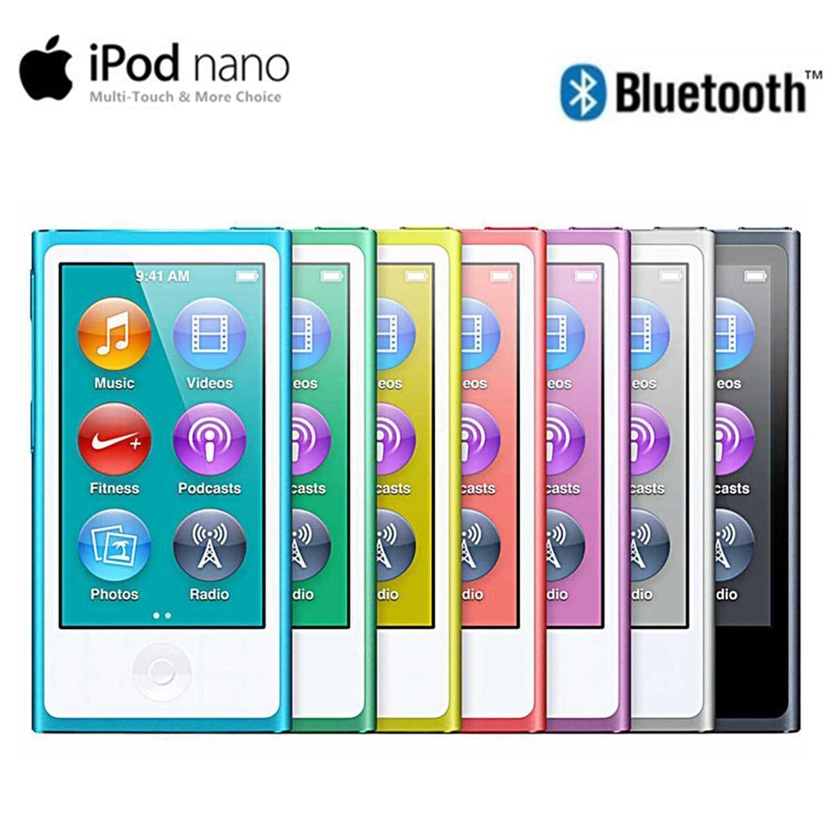 Apple - iPod nano 第7世代 16GB ピンク &amp; ライトニングケーブル GENUINE Apple iPod Nano 7th Gen Lightning USB Charger Cable
