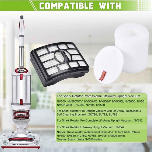 Hepa Filter for Shark ZU780 ZU782 ZU785 Rotator DuoClean Pro Lift-Away Vacuum US