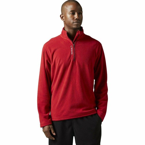 

[BH4719] Мужской Reebok Light Microfleece 1/4 Zip, Красный