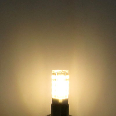 10pcs E12 Candelabra C7 64-2835 LED Lights Bulb AC/DC 12V Light Ceramics Lamp