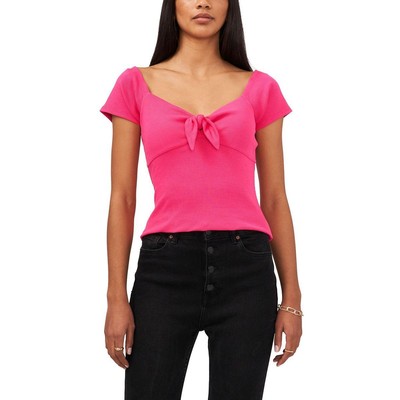 1.Женская розовая хлопковая футболка State Womens с узелковым принтом L BHFO 5472