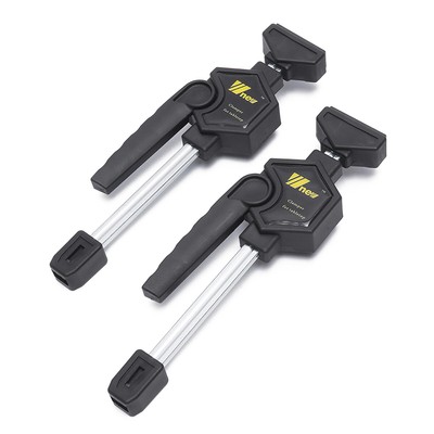 2pcs/set Table Clamps Bench Dog Clamps Quick Ratchet Release Speed Squeeze UK