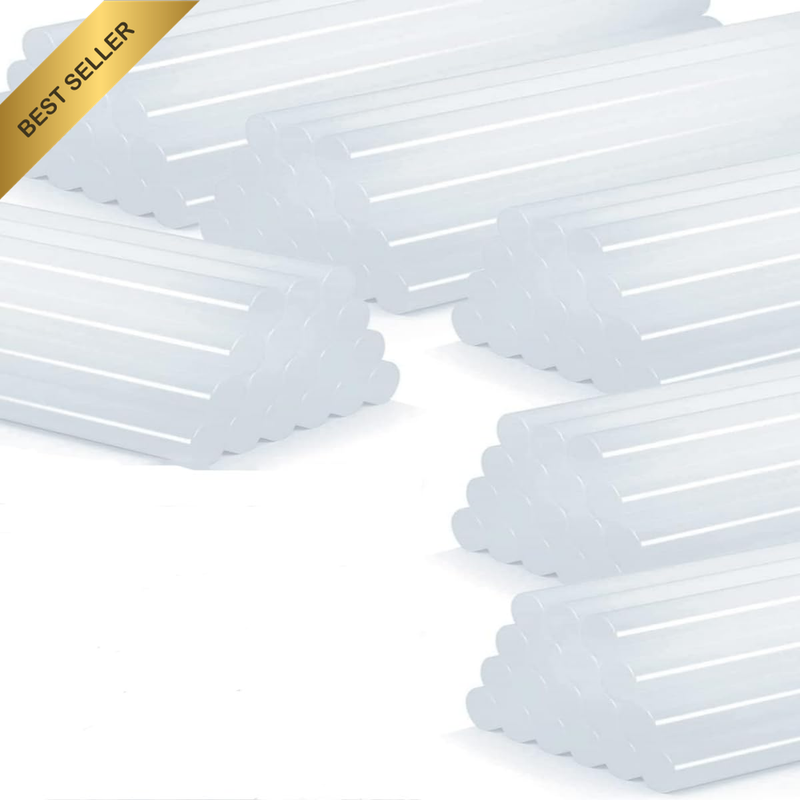 110PCS Hot Melt Glue 7 ×100Mm Transparent High Viscosity Hot Melt Glue Stick for