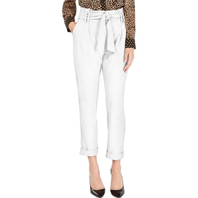 INC Womens Paperbag Tapered Leg High-Rise Pants Trousers BHFO 3476