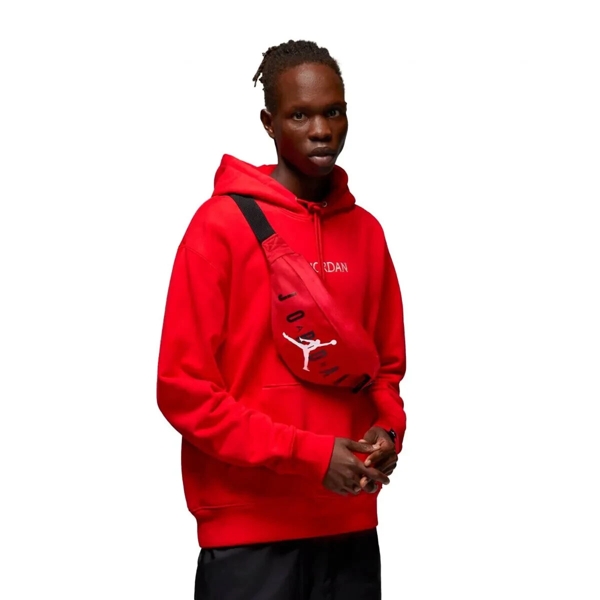 Nike Air Jordan Fanny Pack Hip Waist Belt Red Black Bag