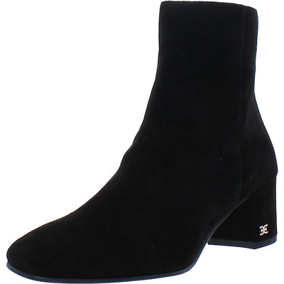 

Женские черные замшевые ботильоны Sam Edelman Regaen, обувь 5 5,5 BHFO 5438, Black suede
