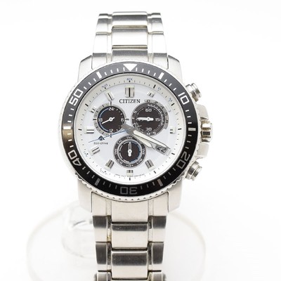 CITIZEN PROMASTER Eco-Drive Men's Watch Chronograph Date Radio Solar PMP56-3053