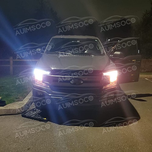 2X H11 LED Headlight Super Bright Bulbs Kit 10000K HI-LOW BEAM Ultra White Lamps