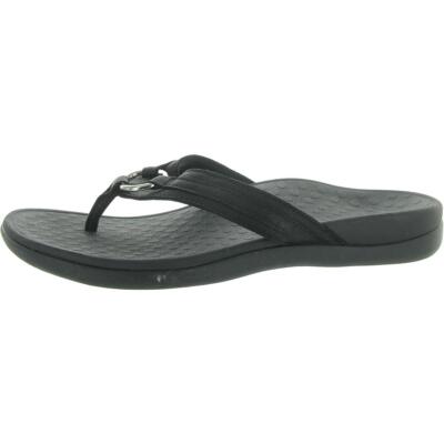 Vionic Womens Aloe Suede Flat Casual Thong Sandals Shoes BHFO 4680