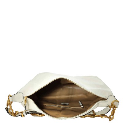 Pre-owned Jimmy Choo Diamond Soft Hobo Shoulder Bag Diamond Soft Hobo/m-latte/gold