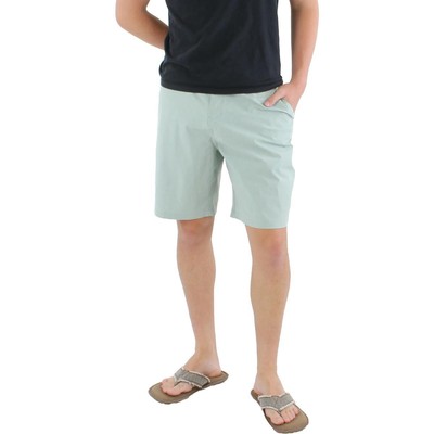 

Мужские зеленые шорты Quiksilver Athletic Flat Front Athletic  BHFO 7190, Green mileau, EQYWS03783